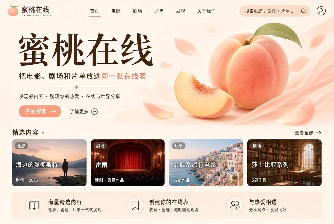 蜜桃在线主视觉